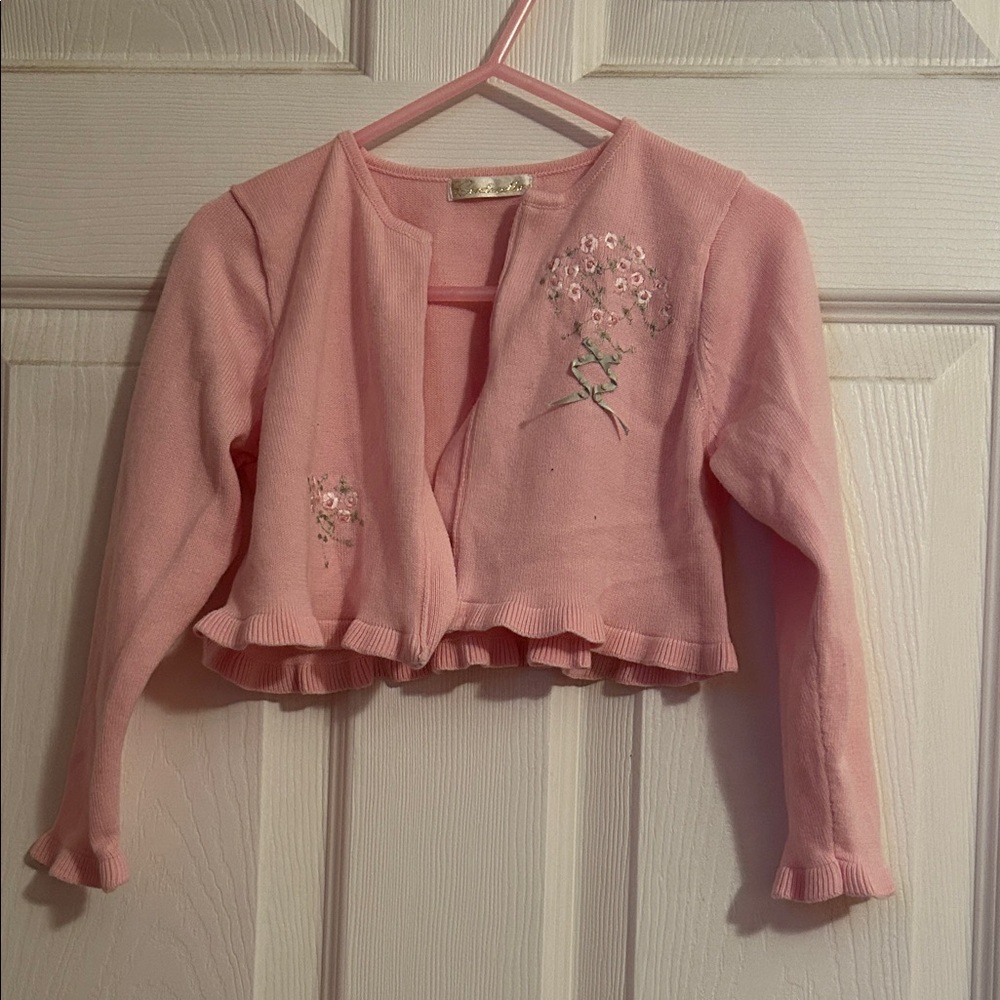 Cinderella Pink Knit Cardigan